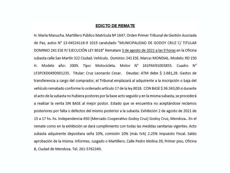 Lote N 04 Manucha Subastas